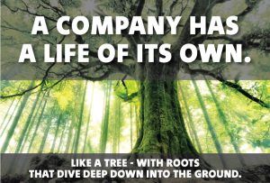 A company has a life of its own.