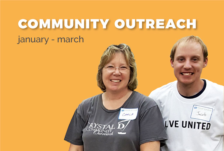 Community Outreach January-March