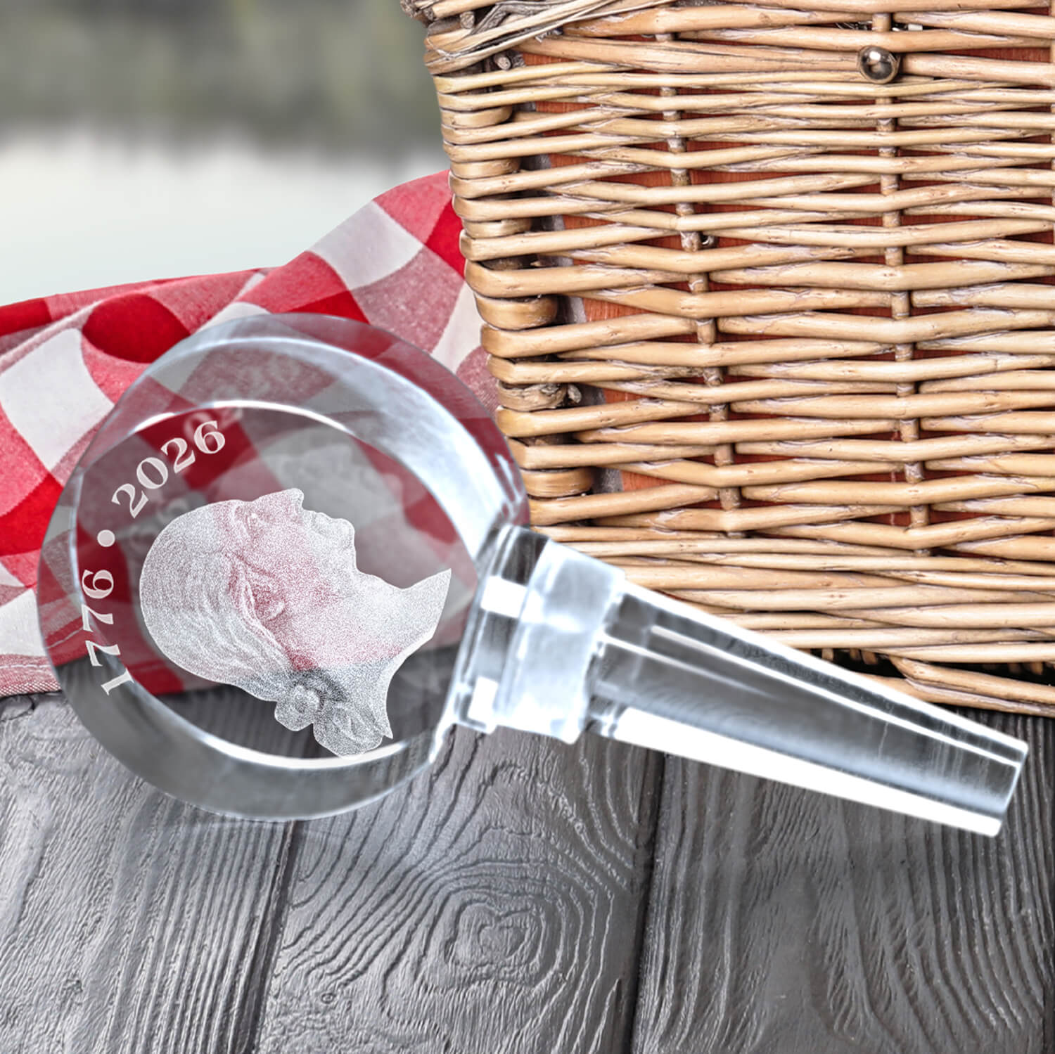 3D Washington Wine Stopper