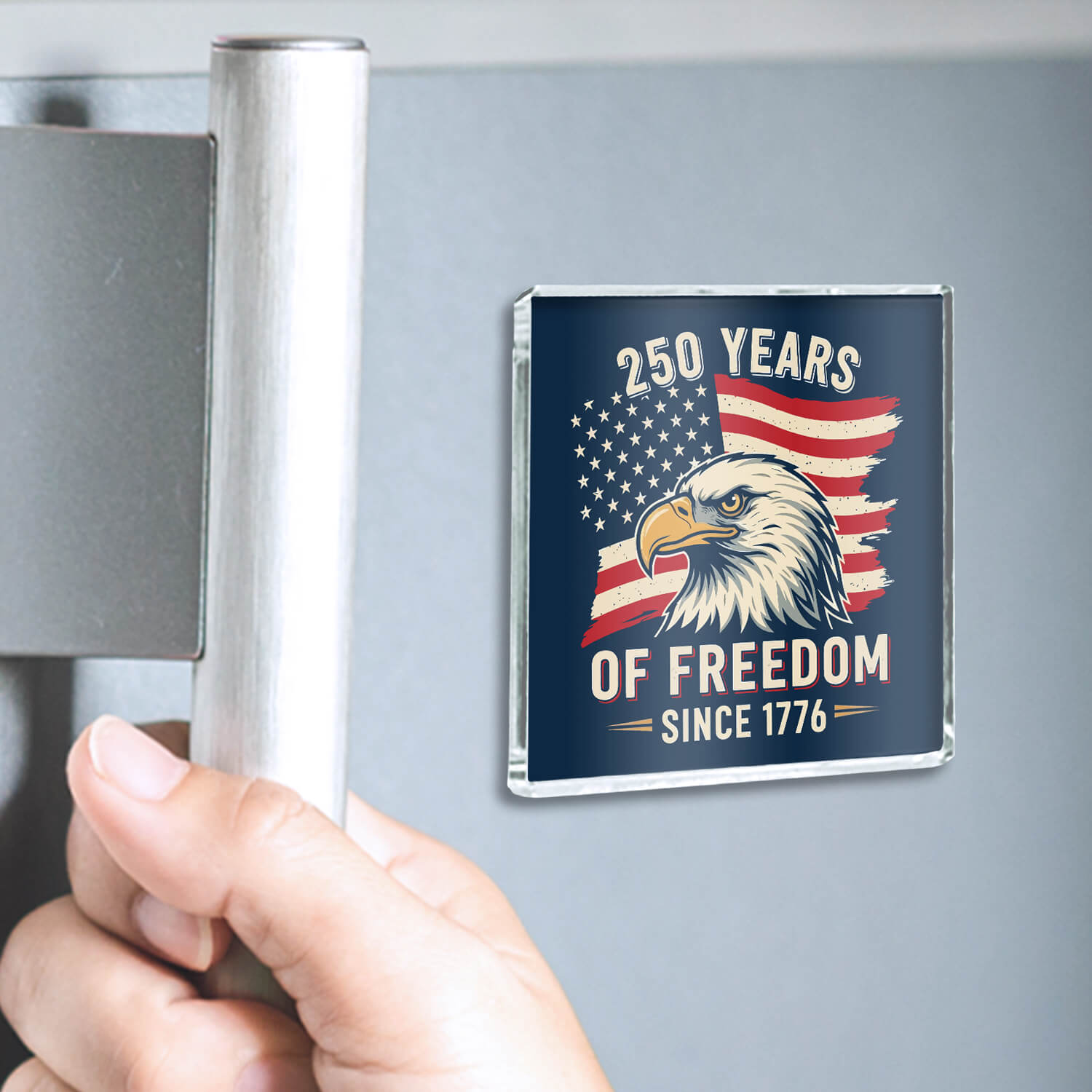 IllumaPix Magnet: Bald Eagle